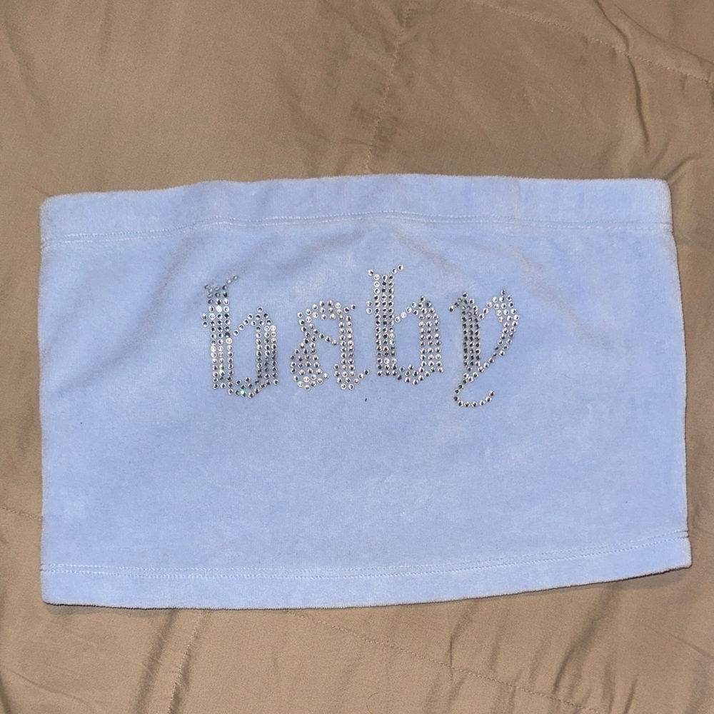 BABY velvet 2000s tube top